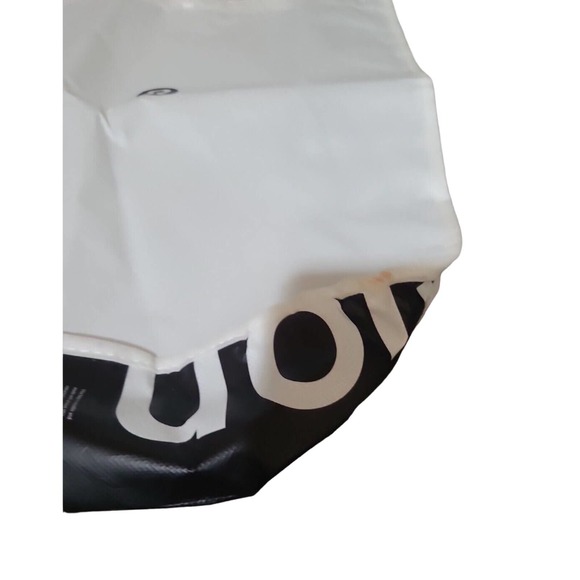 Lot of 3 Lululemon Red Black White Unisex Reusable Shopping Tote Eco Bag - Picture 6 of 6